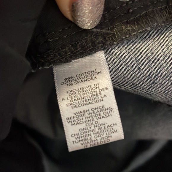 Lou & Gray Modern Skinny Ankle Coated Denim Jeans size 0/25 Zipper Ankle - Picture 7 of 16